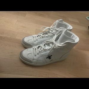 Authentic dior sneakers white leather high top 5